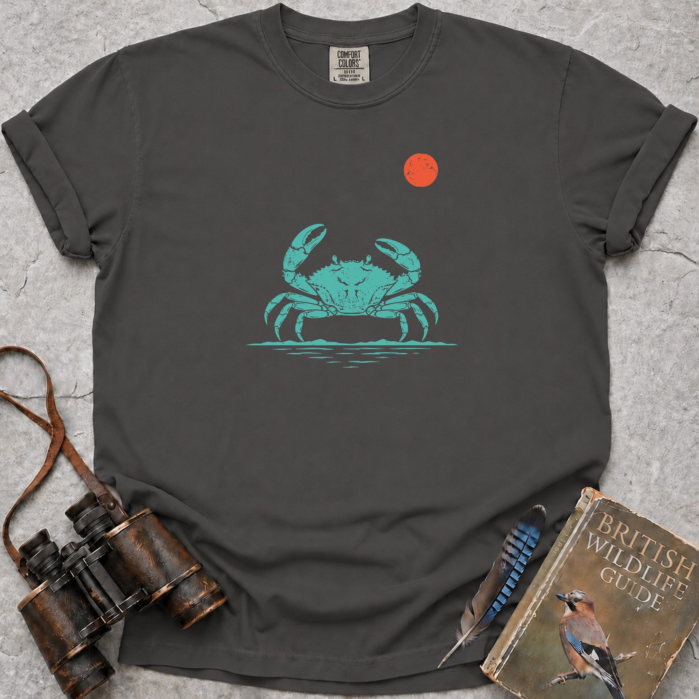 Dancing Crab At Sunrise T-Shirt — pepper