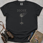 Dandelion Moon Phases T-Shirt — black