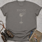 Dandelion Moon Phases T-Shirt — grey