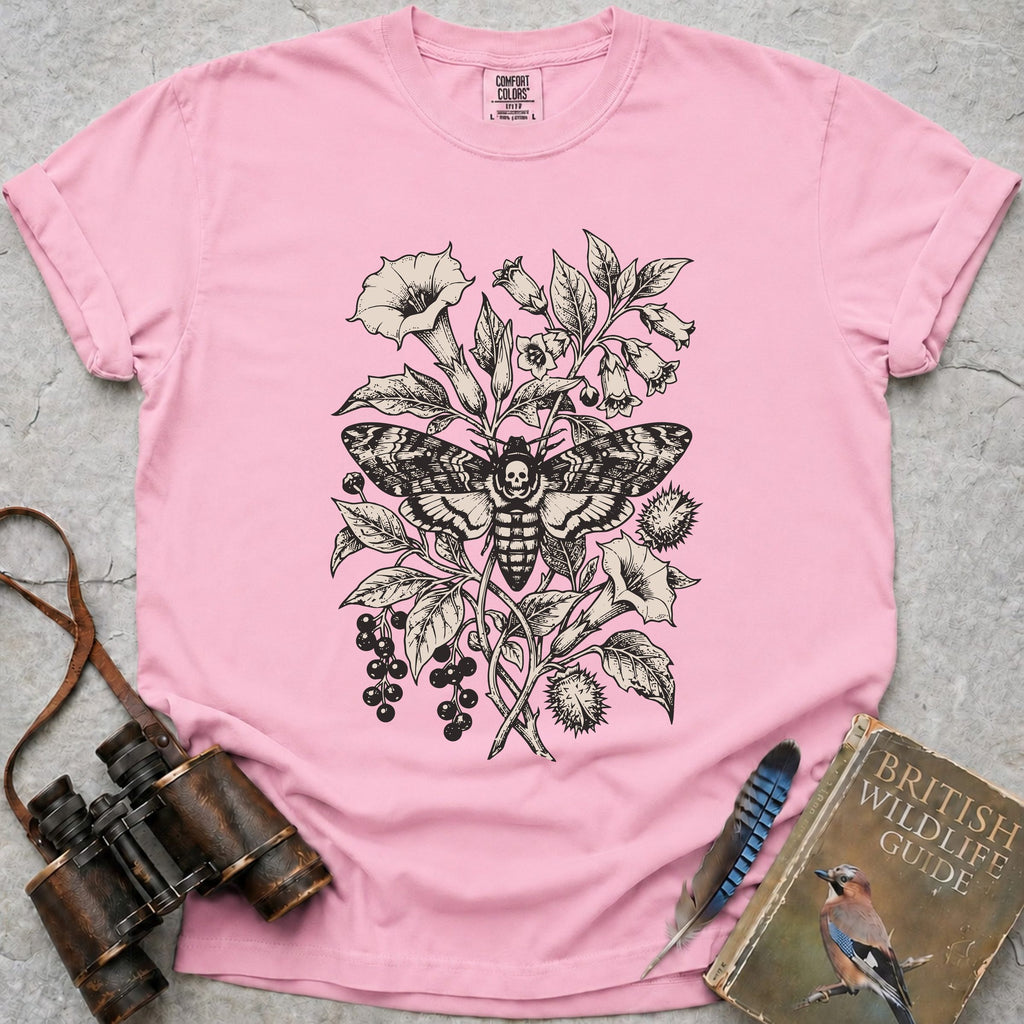 Death's Head Hawkmoth T-Shirt — blossom