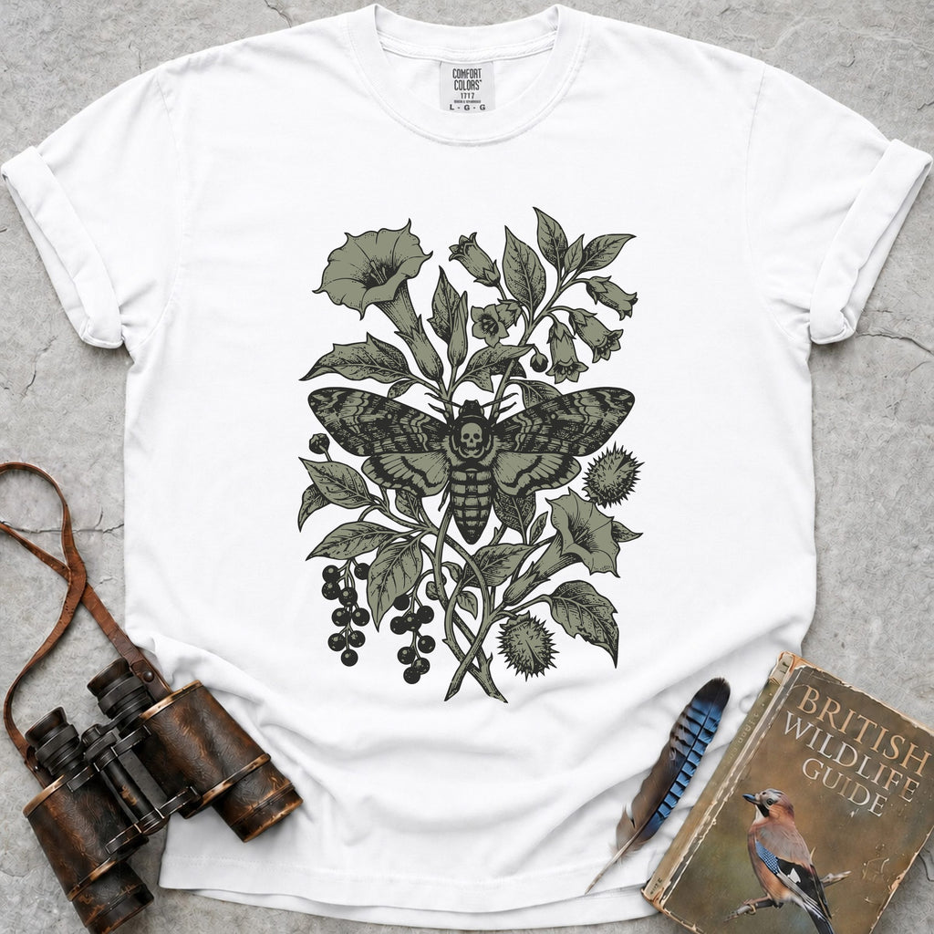 Death's Head Hawkmoth T-Shirt — white