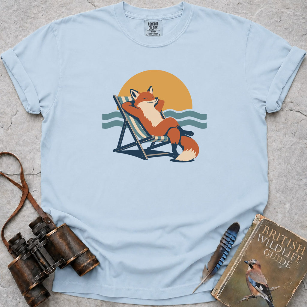 Deckchair Fox T-Shirt — chambray