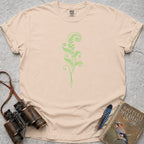 Delicate Furled Fern T-Shirt — ivory
