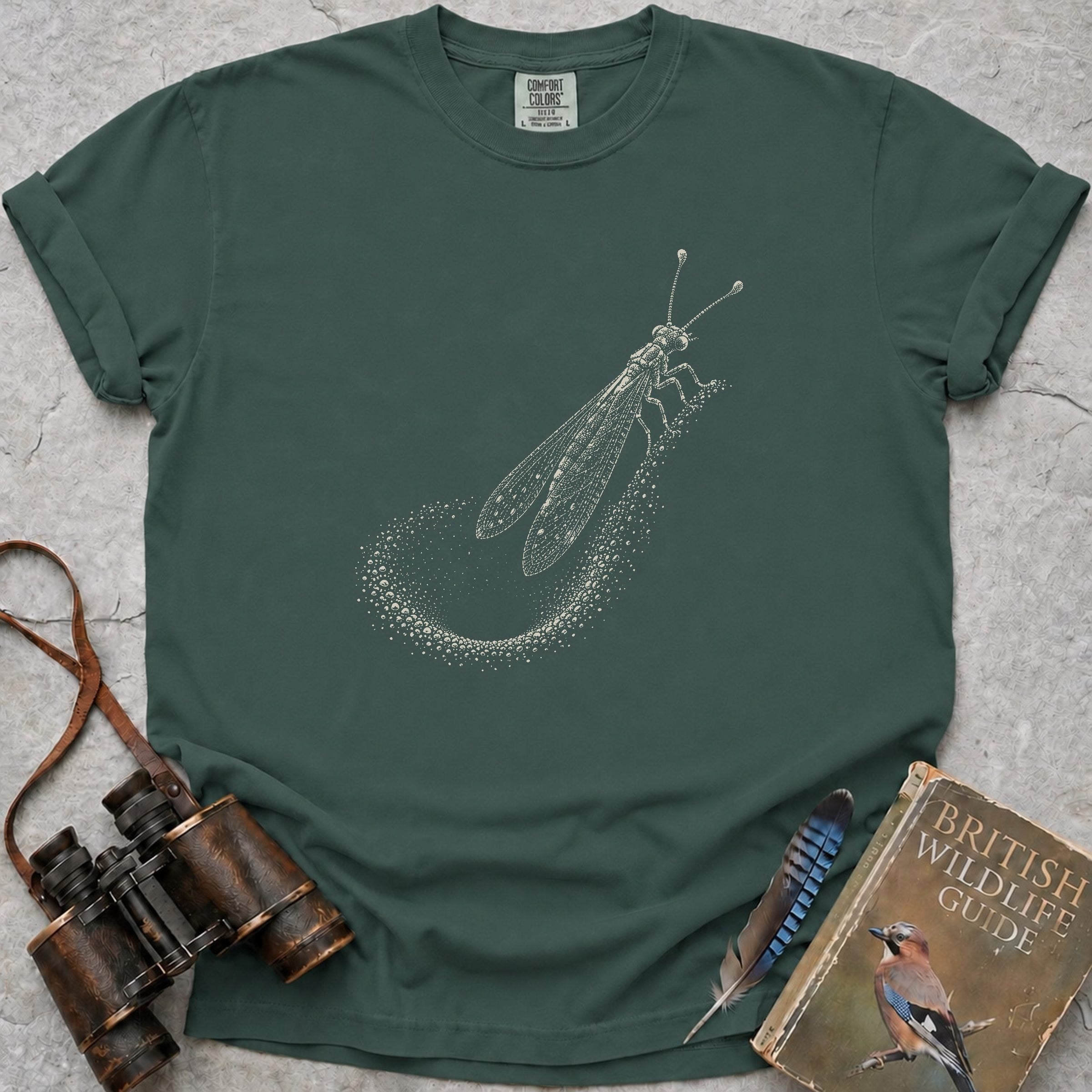 Delicate Rare Antlion T-Shirt — blue spruce