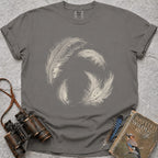 delicate-swirling-barn-owl-feathers — grey