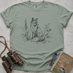 Delicate Woodland Fox T-Shirt — bay