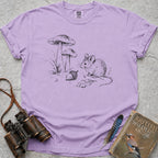 Delicate Woodland Mouse T-Shirt — orchid
