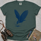 Diving Kingfisher T-Shirt — blue spruce