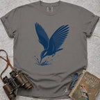 Diving Kingfisher T-Shirt — grey