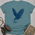 Diving Kingfisher T-Shirt — seafoam
