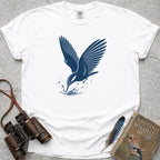 Diving Kingfisher T-Shirt — white