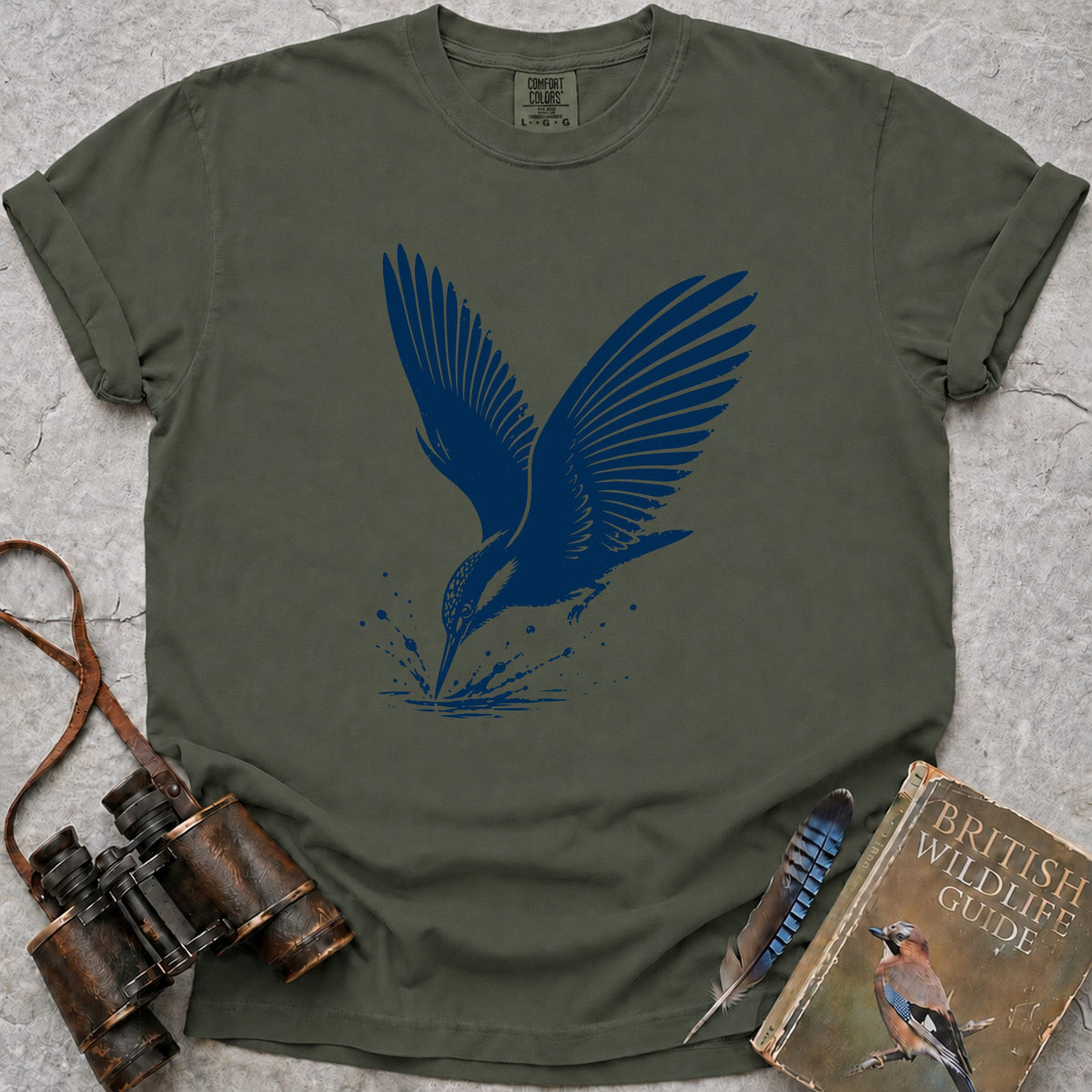 diving-kingfisher — moss