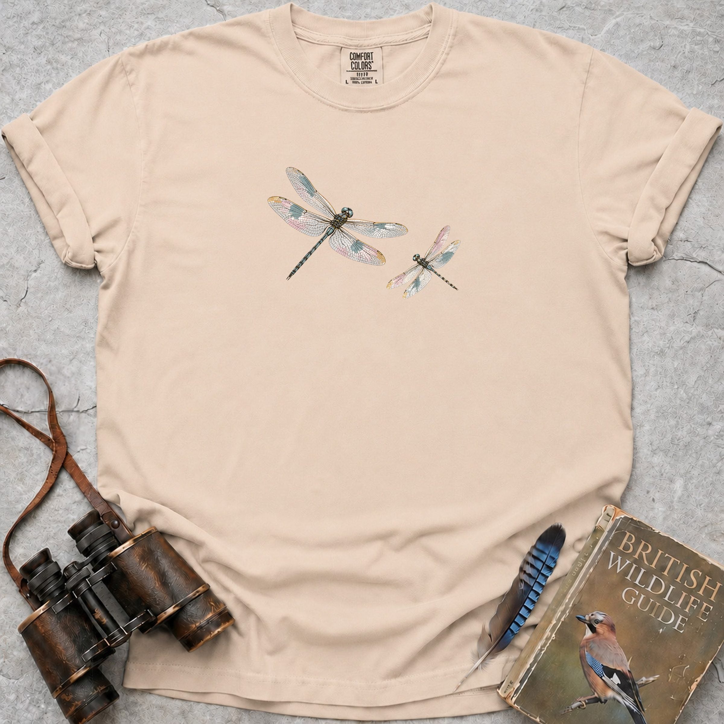 Dragonfly Duo T-Shirt — ivory
