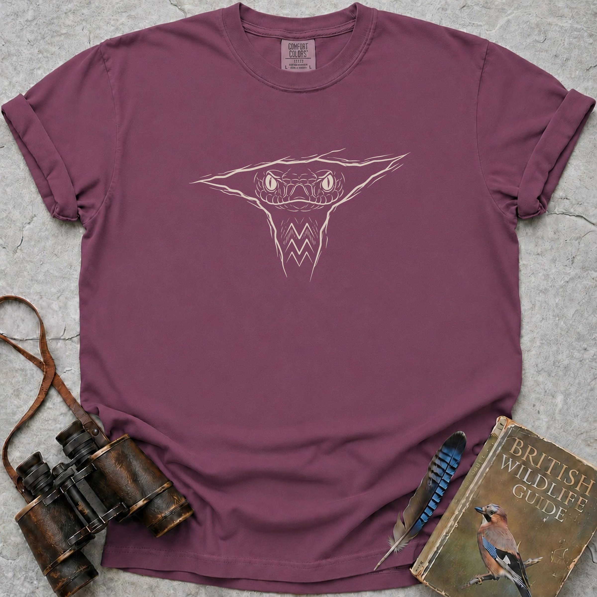 Dramatic Adder T-Shirt — berry