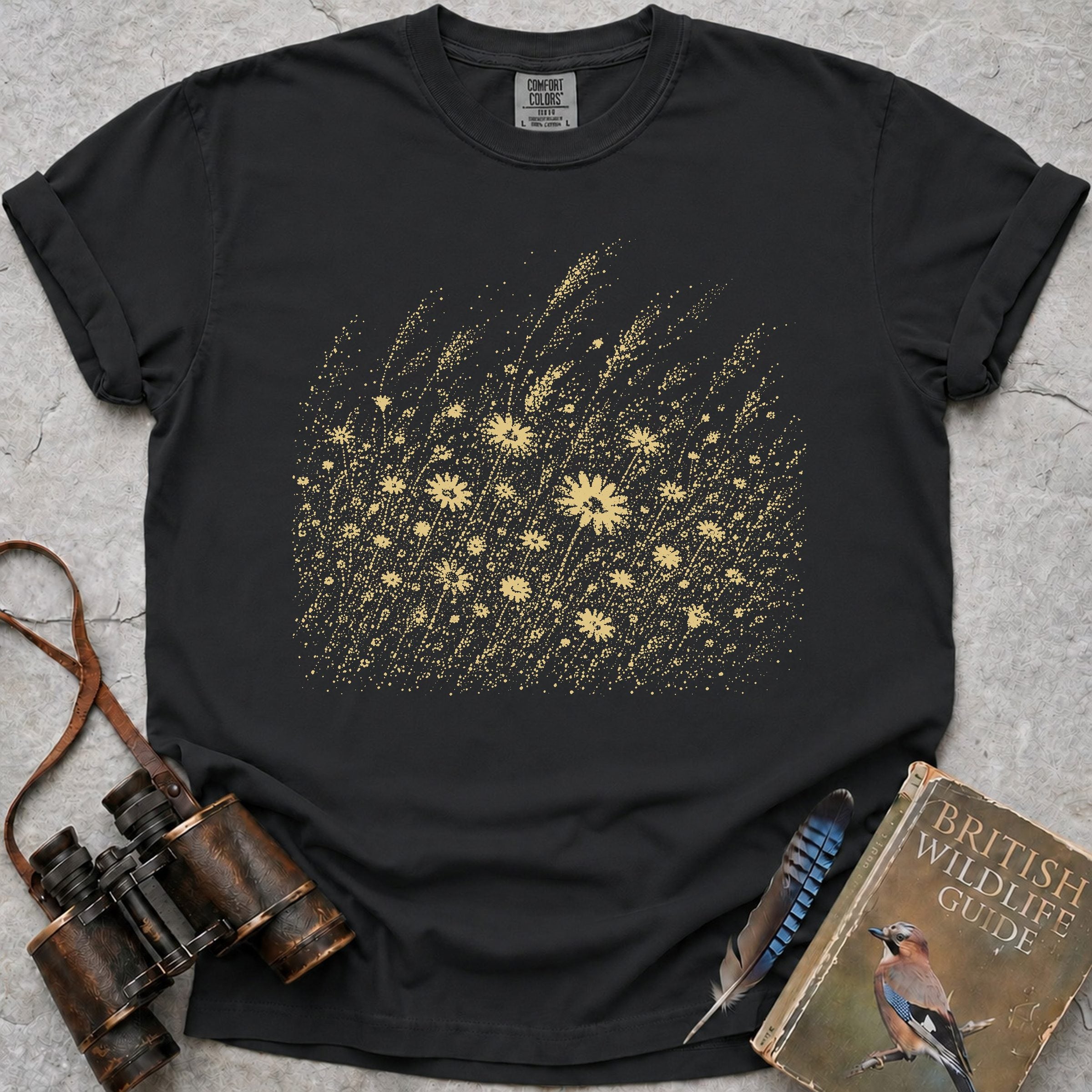 Dreamy Meadow T-Shirt — black