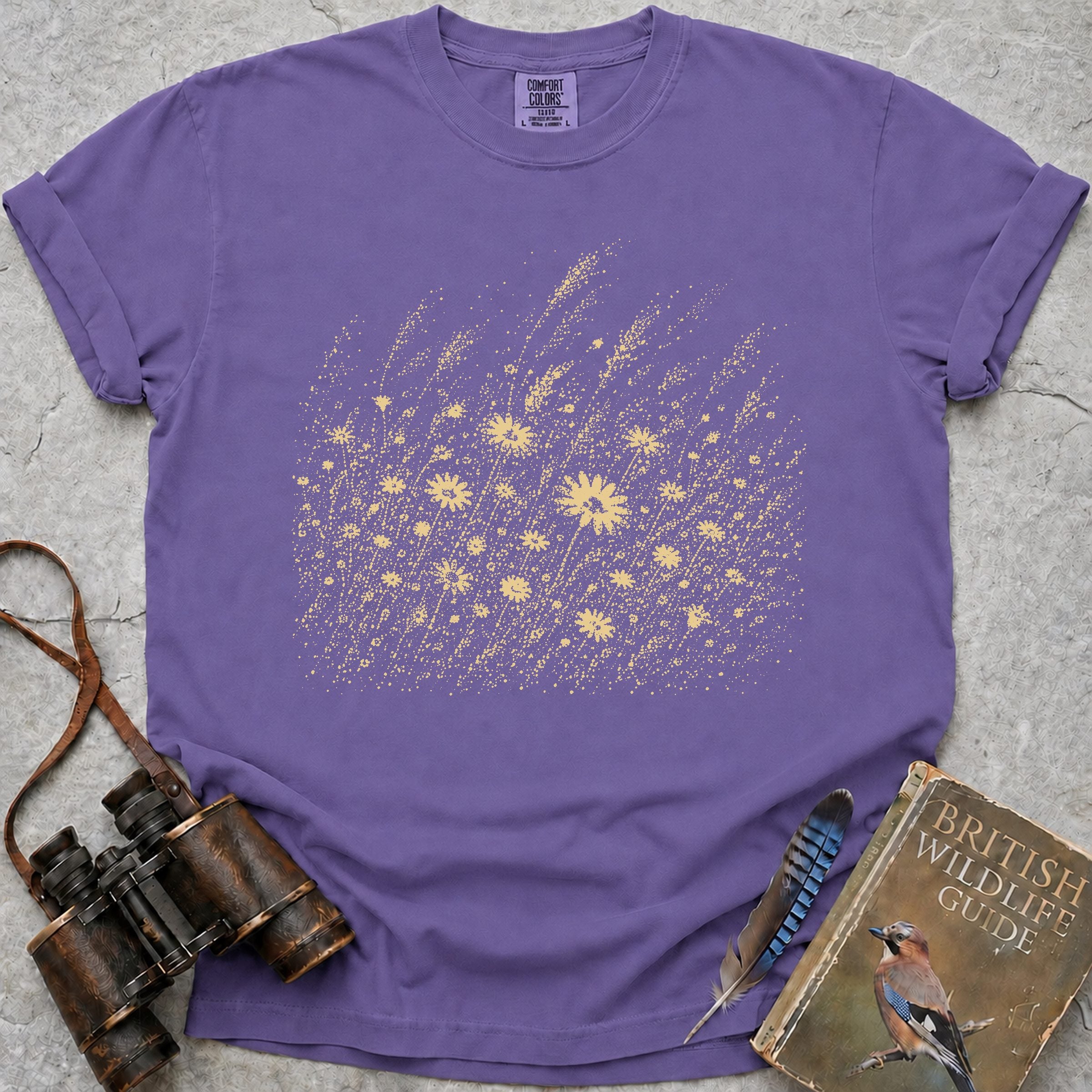 Dreamy Meadow T-Shirt — violet