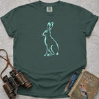 Electric Hare T-Shirt — blue spruce