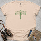 Etched Dragonfly T-Shirt — ivory
