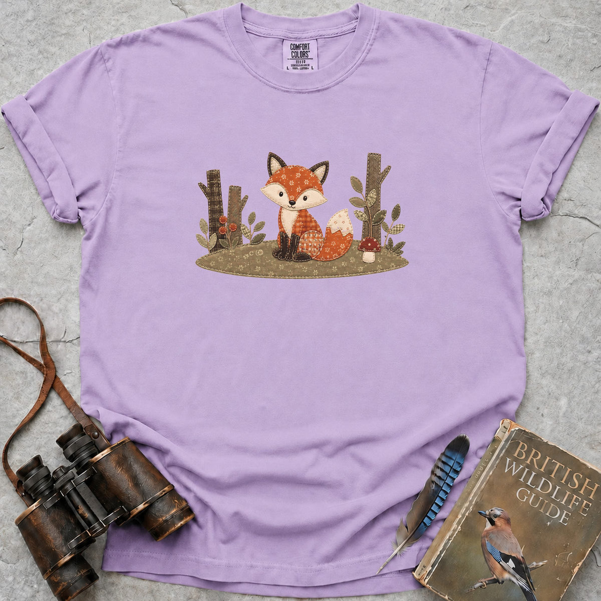 faux-patchwork-fox — orchid