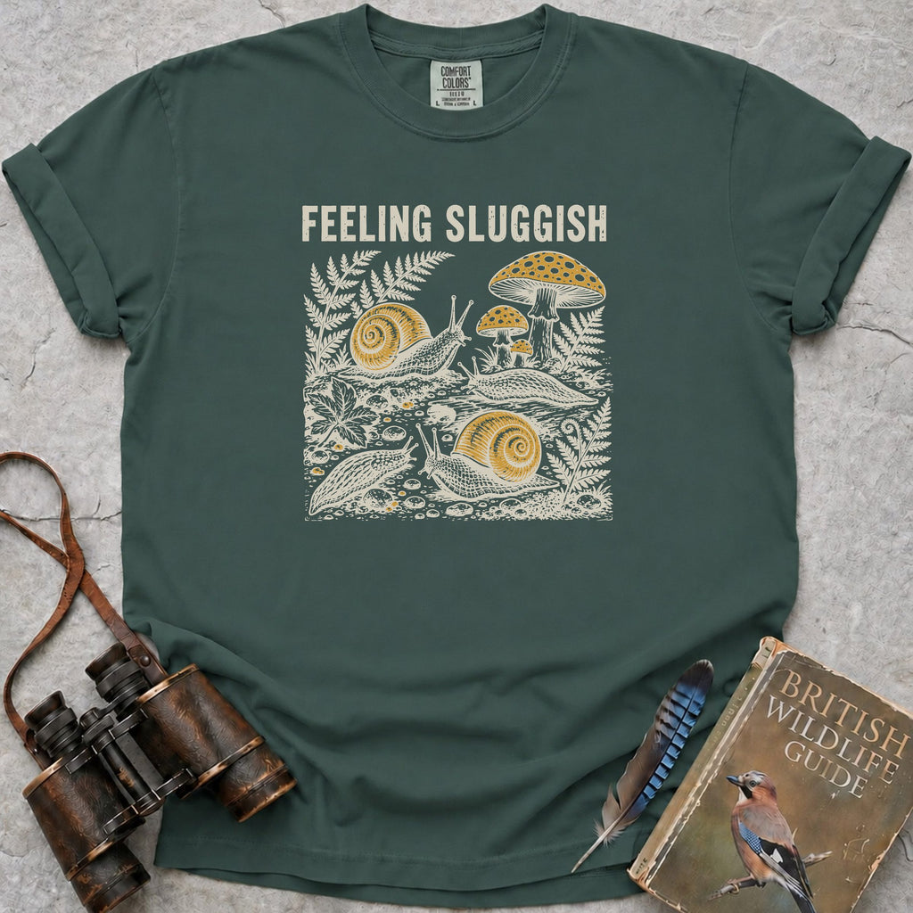 Feeling Sluggish T-Shirt — blue spruce