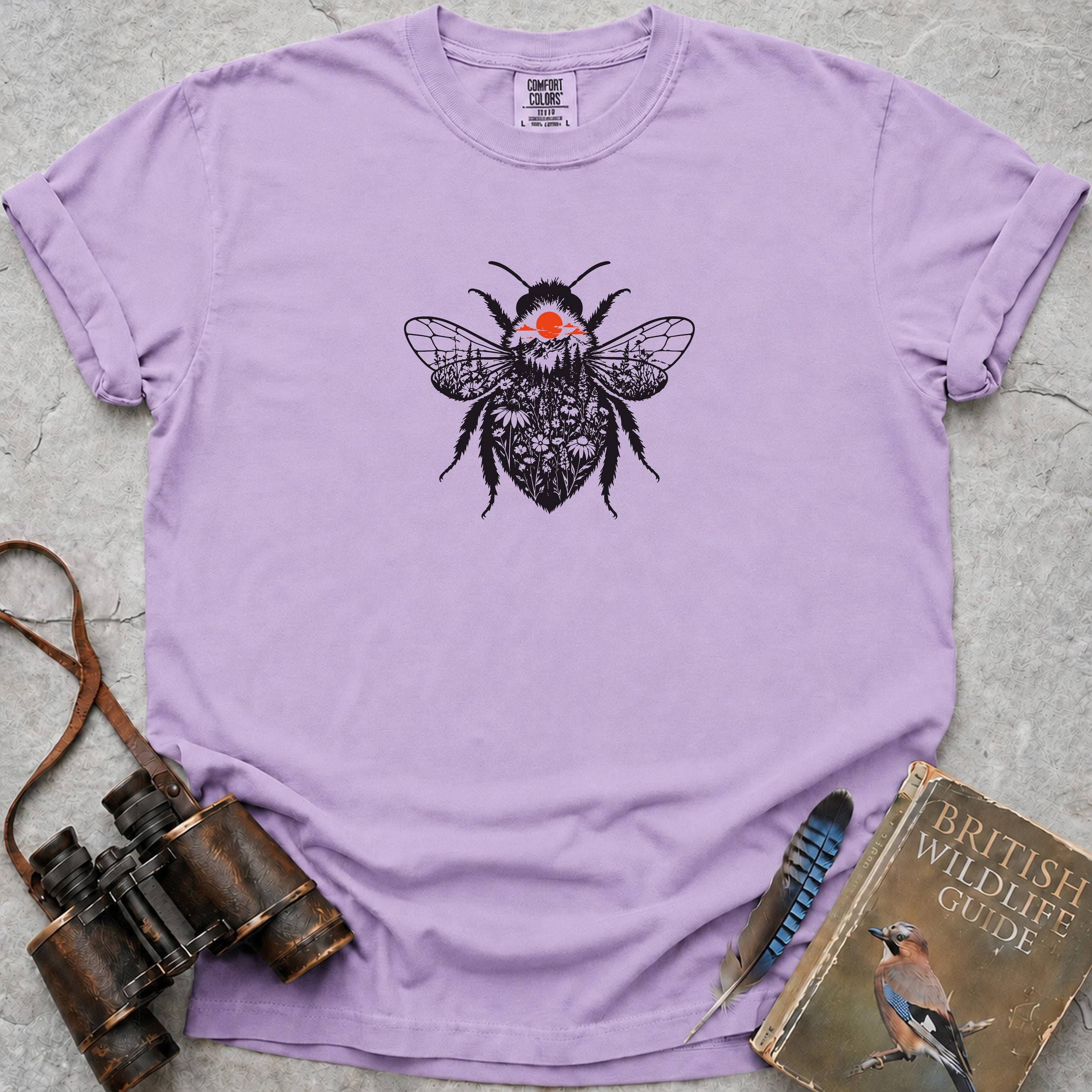 Flower Bee T-Shirt — orchid