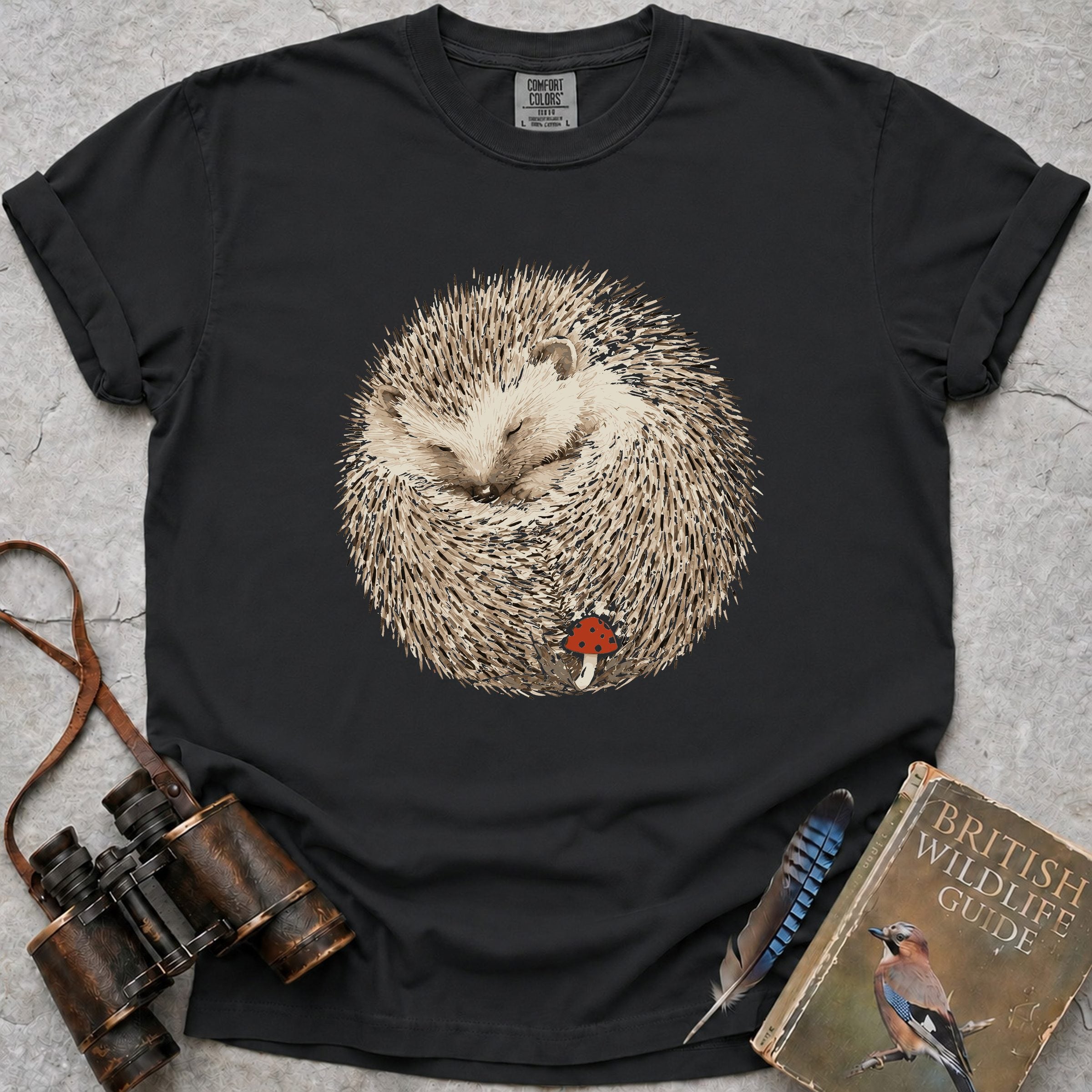 fly-agaric-hedgehog — black