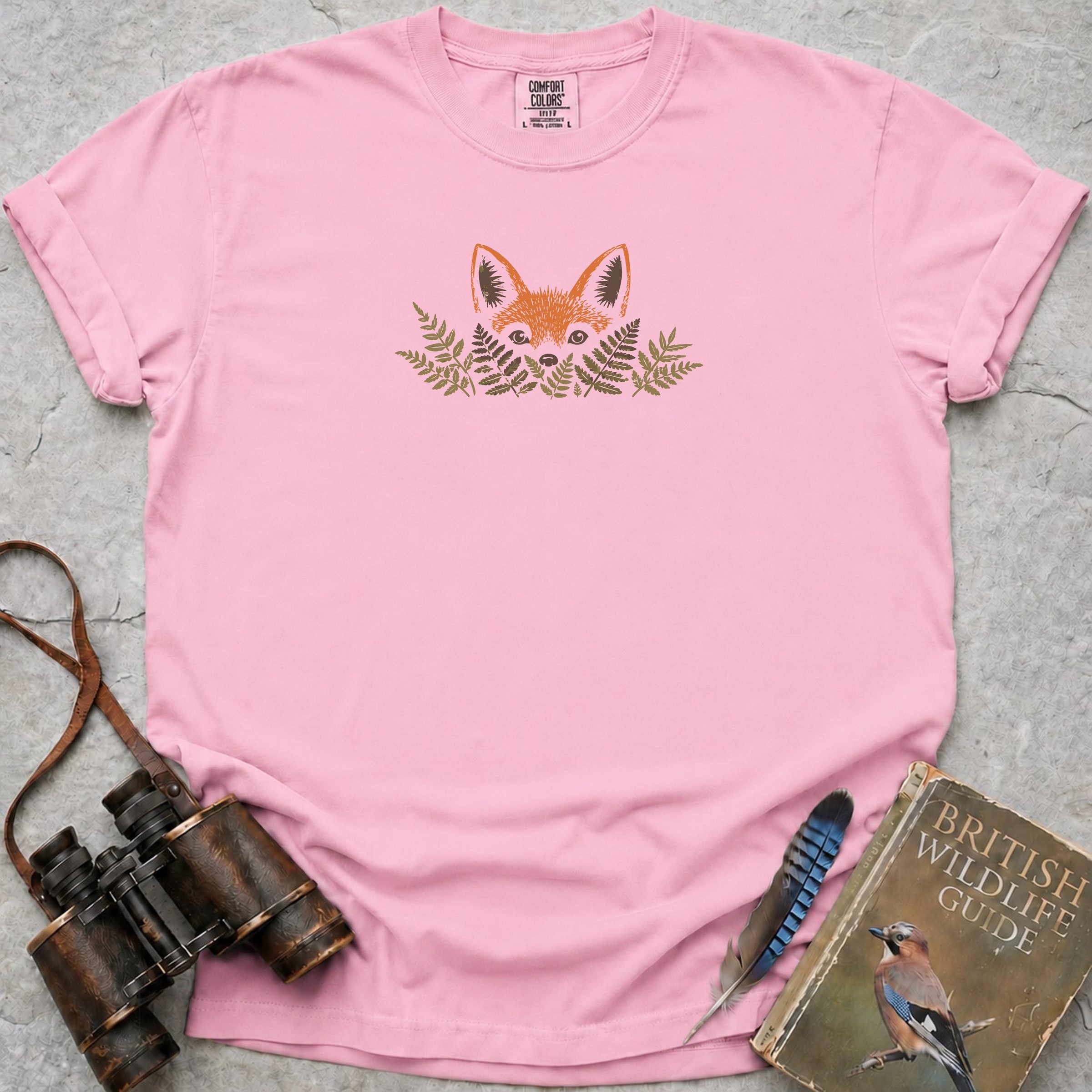 Fox Cub Peek A Boo T-Shirt — blossom