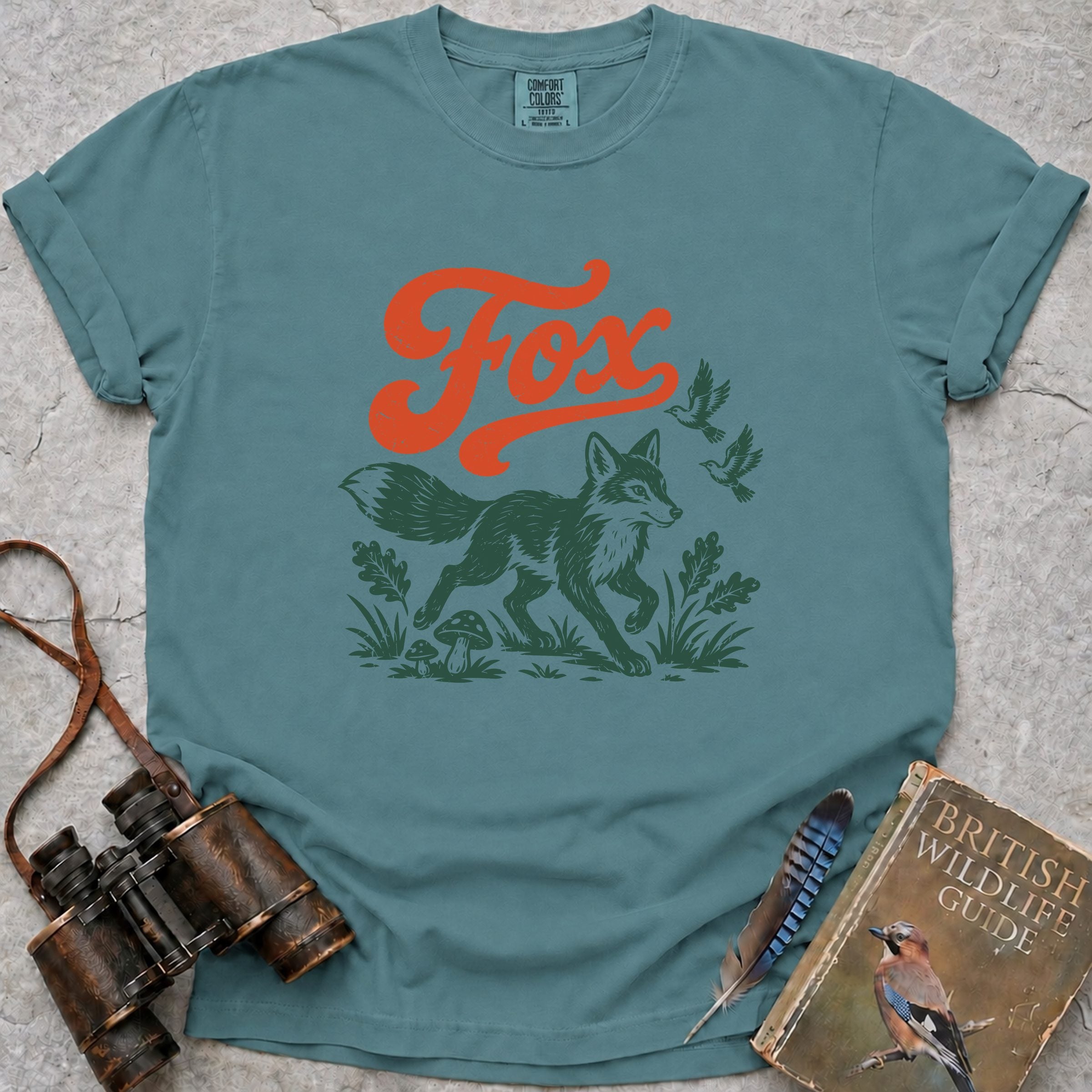 Fox T-Shirt — seafoam