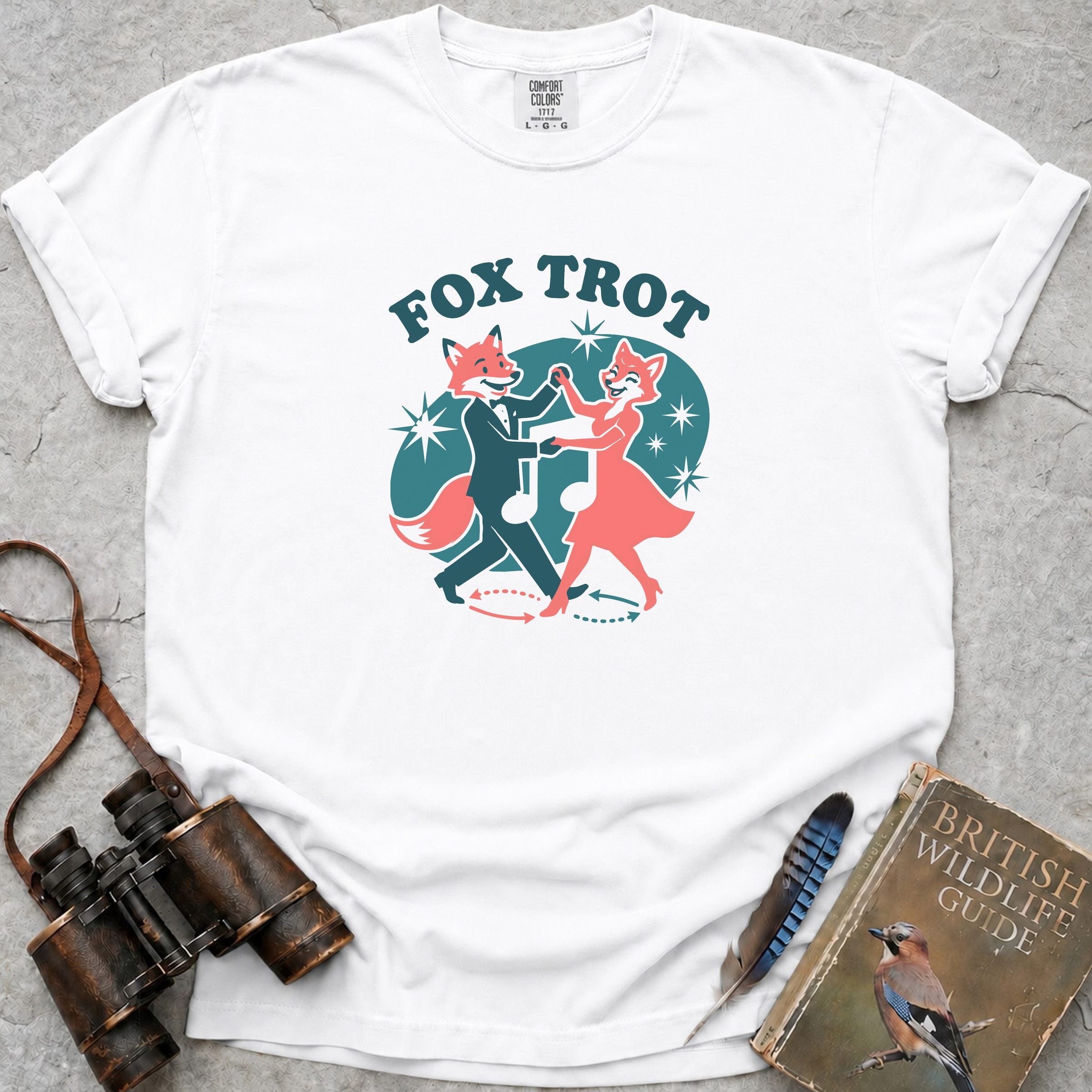 Fox Trot T-Shirt — white