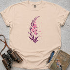 Foxglove Splash T-Shirt — ivory