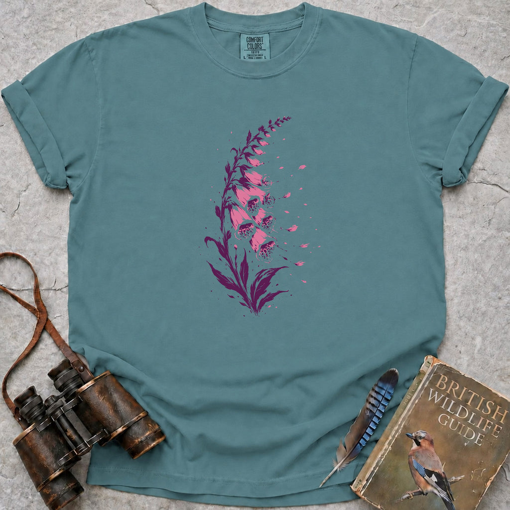 Foxglove Splash T-Shirt — seafoam