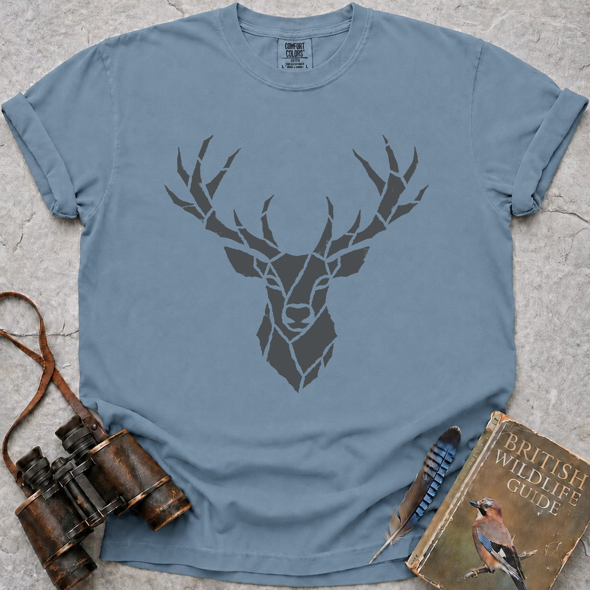 fractured-stag — ice blue