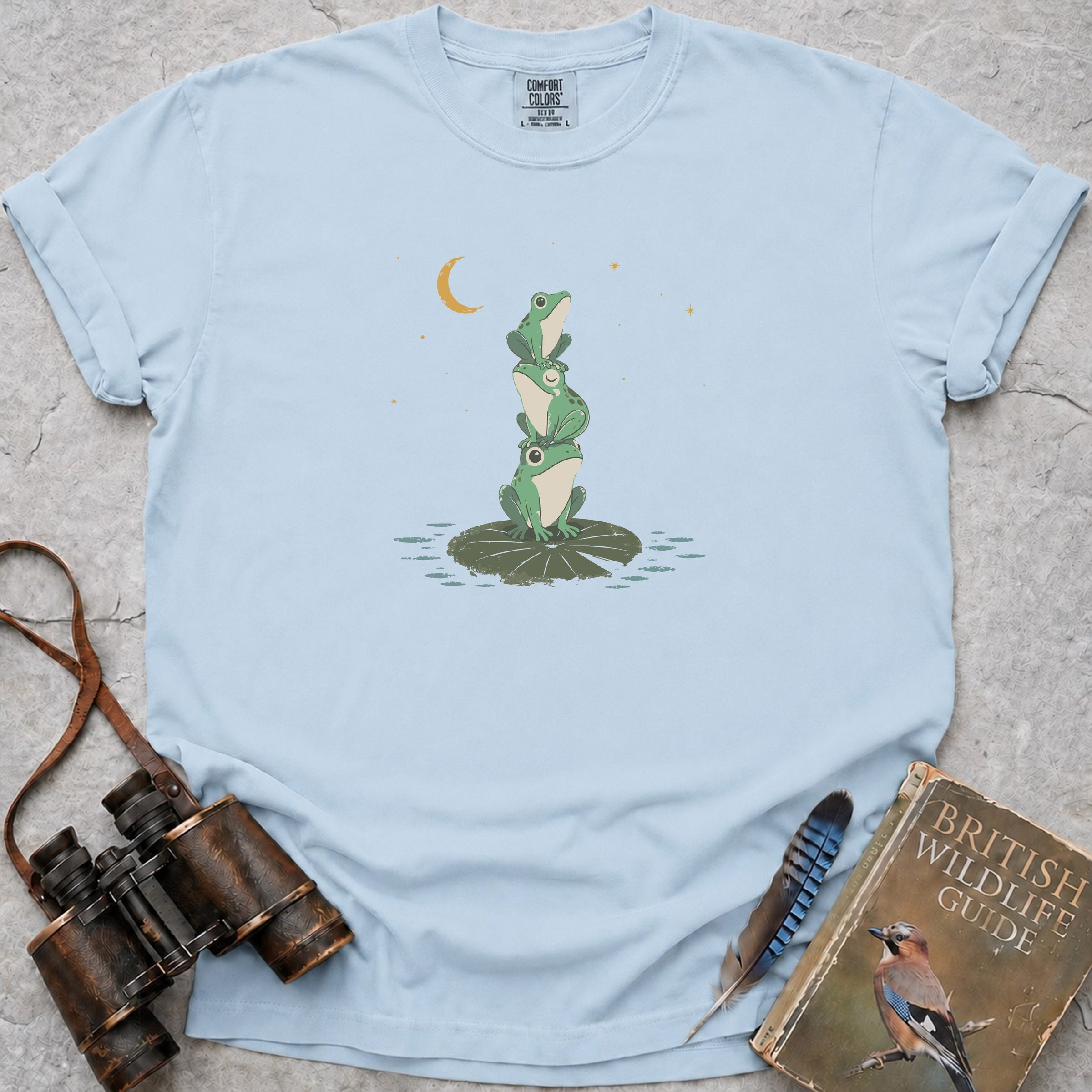 Frog Trio T-Shirt — chambray