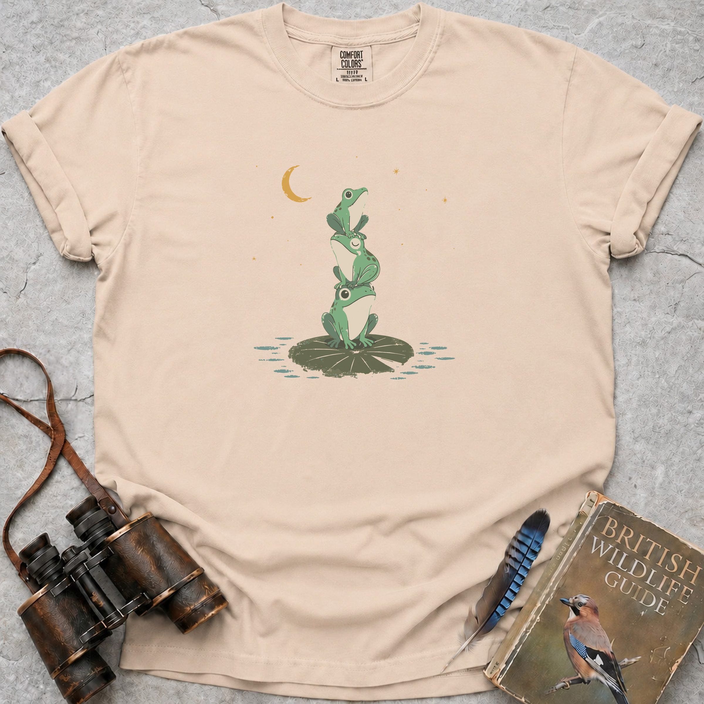 Frog Trio T-Shirt — ivory