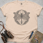 Geometric Dragonfly T-Shirt — ivory