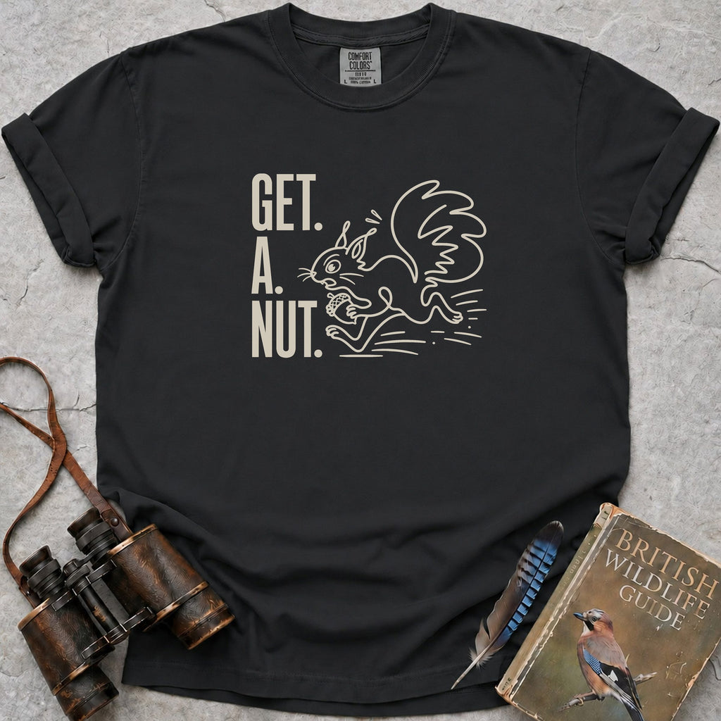 Get A Nut Squirrel T-Shirt — black