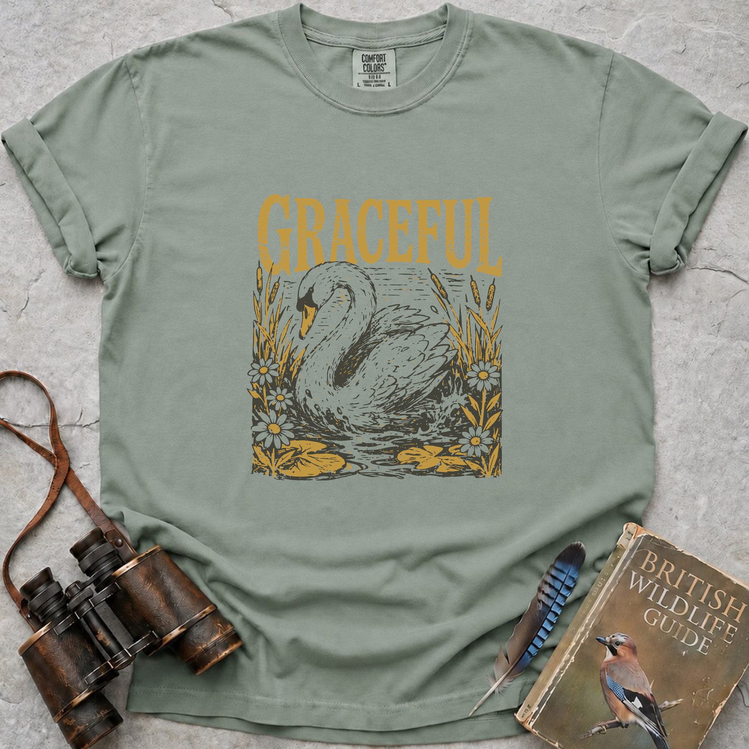 Graceful Swan T-Shirt — bay