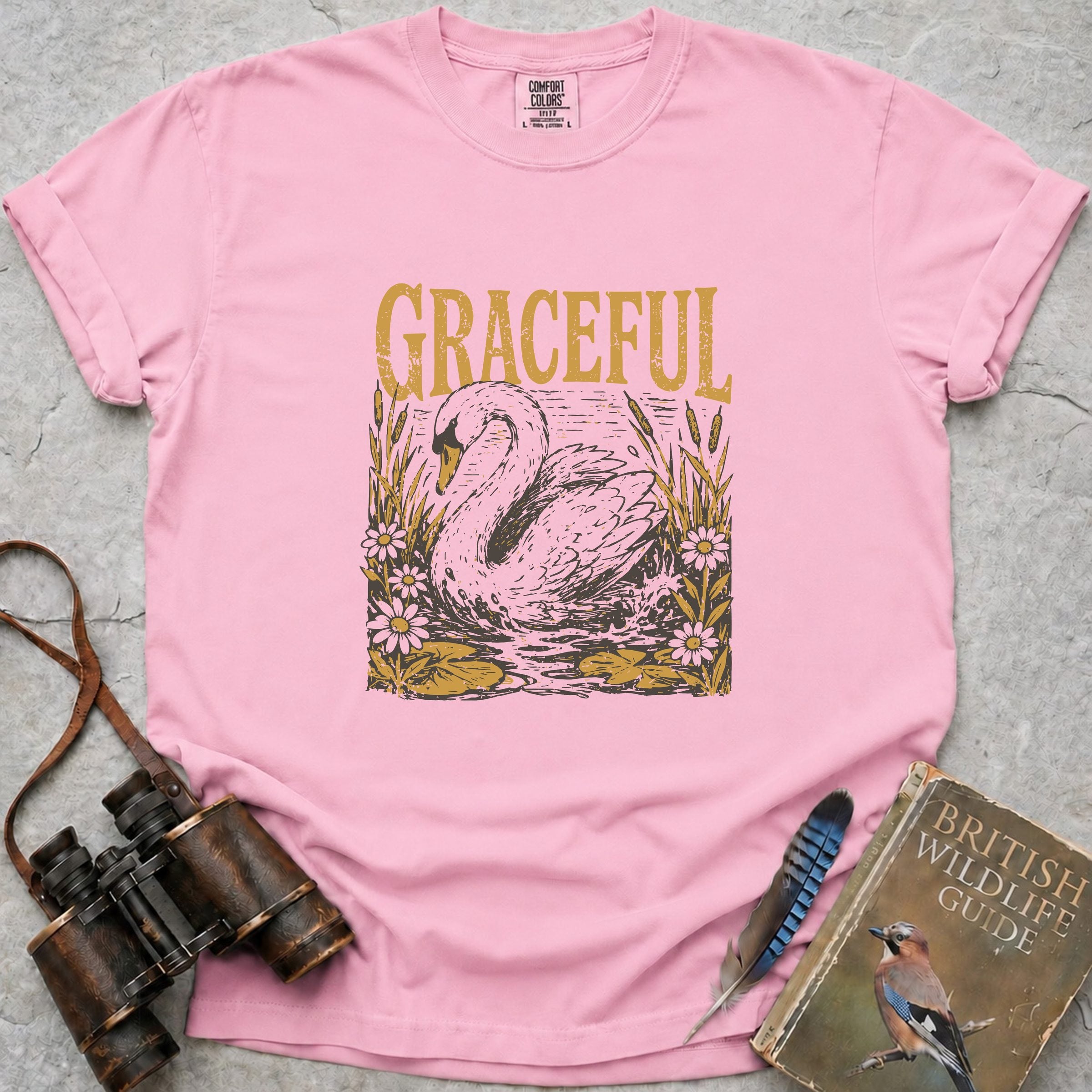 Graceful Swan T-Shirt — blossom