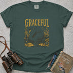 Graceful Swan T-Shirt — blue spruce
