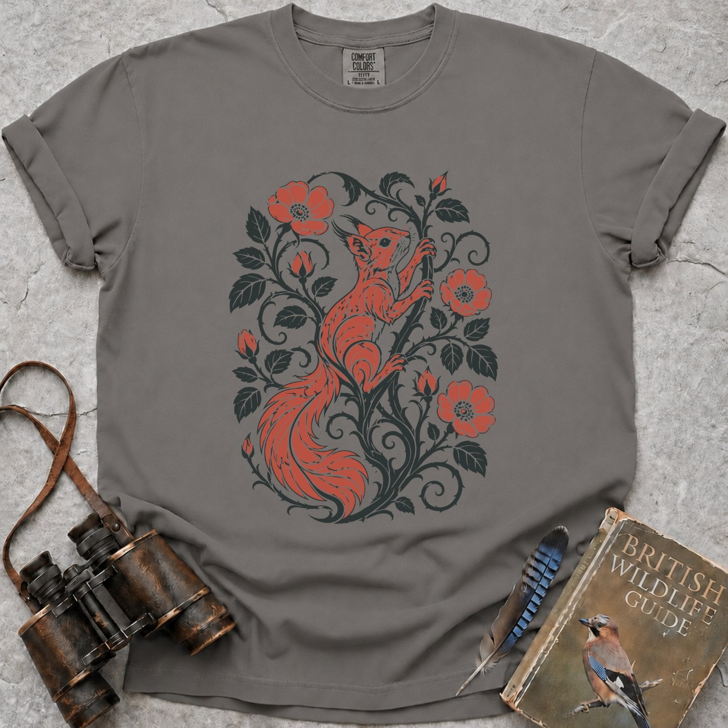 Folk Art Squirrel T-Shirt