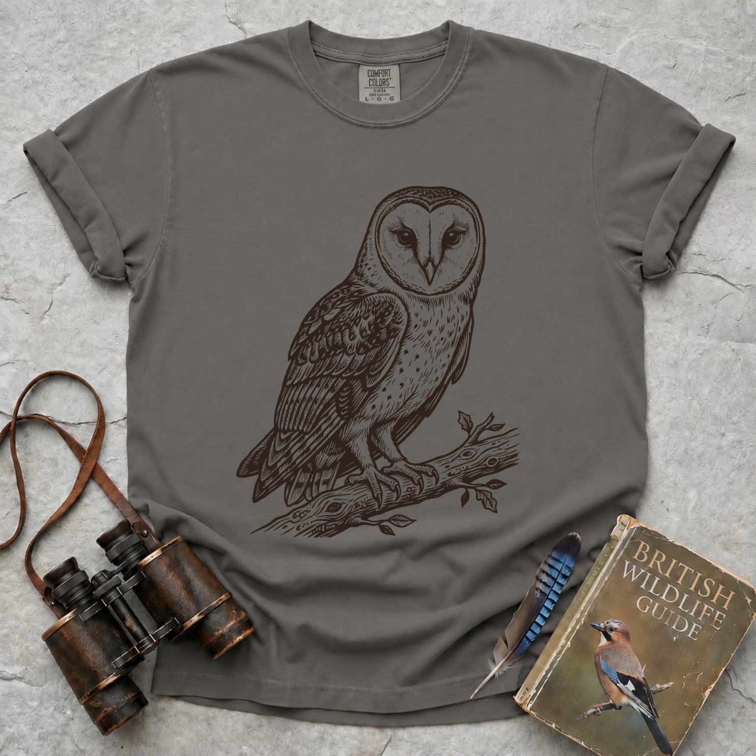 Watchful Barn Owl T-Shirt