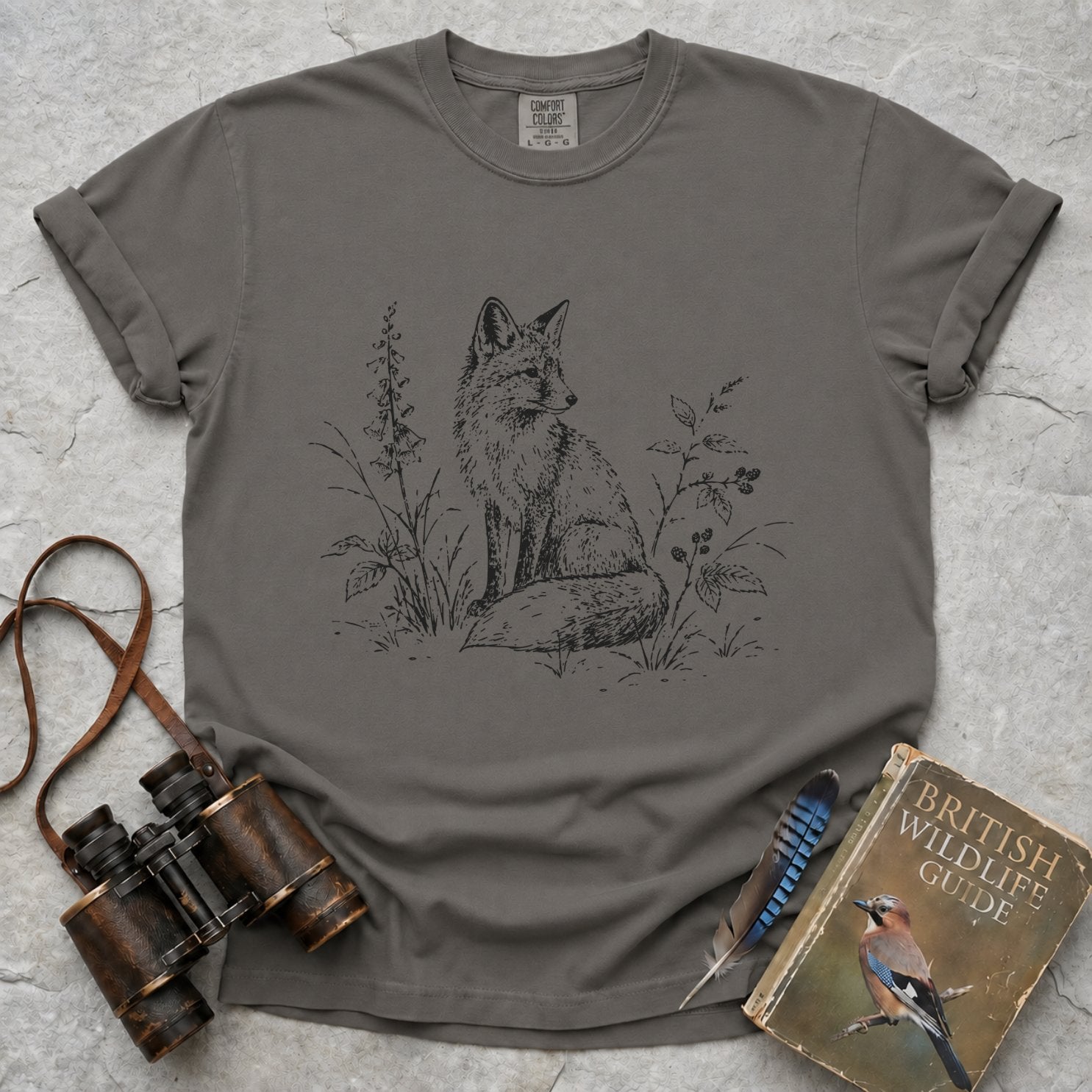 Delicate Woodland Fox T-Shirt