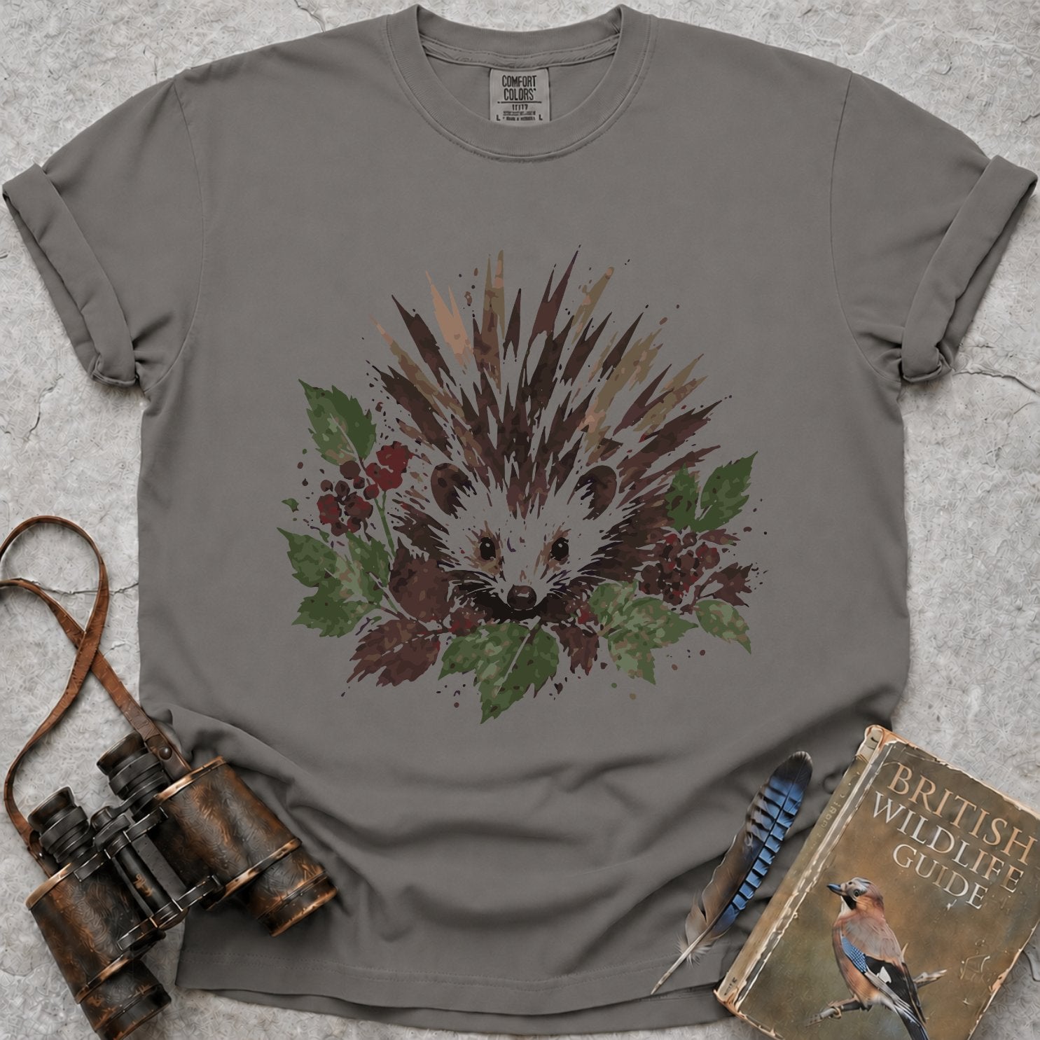 Woodland Berry Hedgehog T-Shirt
