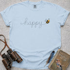Happy Bee — chambray