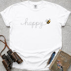 Happy Bee — white