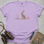 Hare At Sunrise T-Shirt — orchid