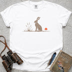 Hare At Sunrise T-Shirt — white
