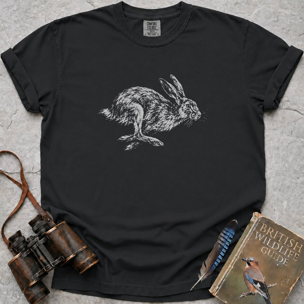 Hare Chase T-Shirt — black