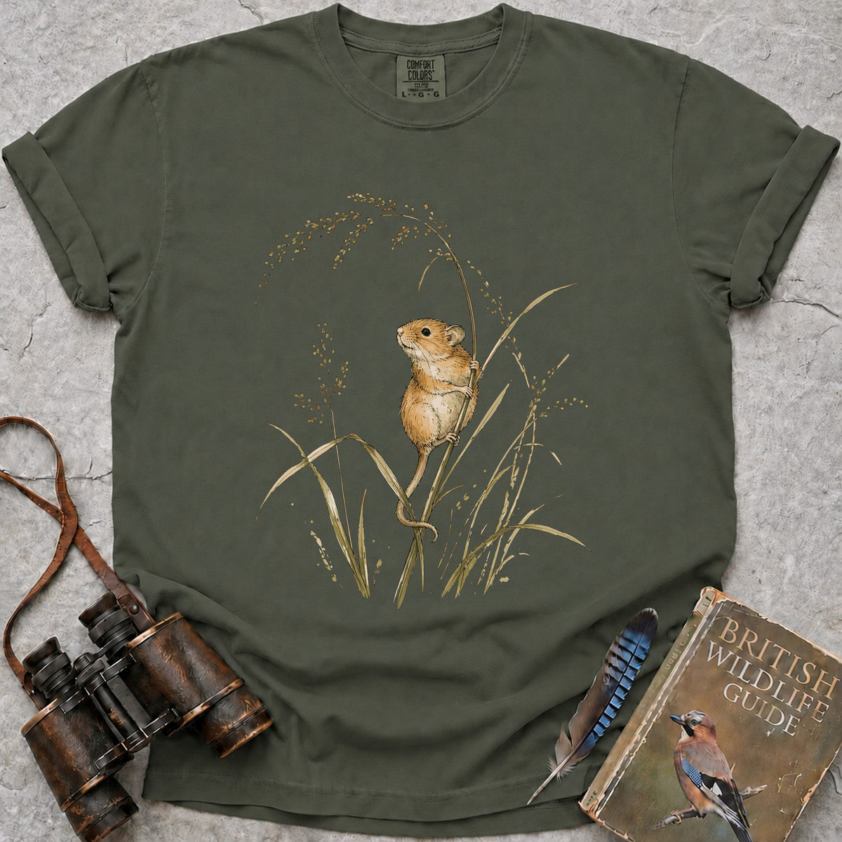 harvest-mouse — moss