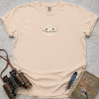 Hazelnut Peeping Dormouse T-Shirt — ivory